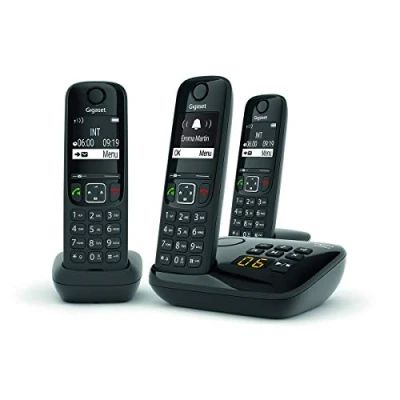 Image de Téléphone sans fil Gigaset AS690A Trio Noir