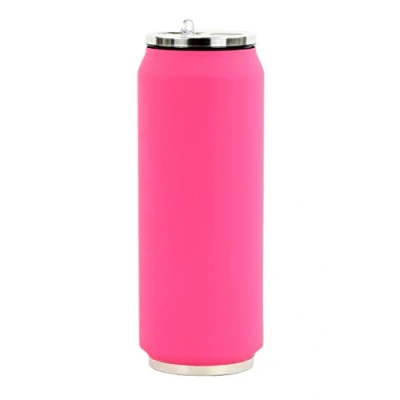 Afbeelding van Yoko Design Zachte isothermische blikje, 500 ml, kleur: roze, zacht