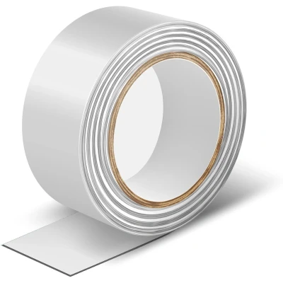 Afbeelding van Mag_247 Magnetische wandlijst, plaatstaal, zelfklevend, 25,4 mm breed en 2,5 m lang, magneetlijst, eenvoudig te snijden, voor magneten