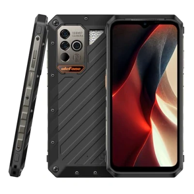 Afbeelding van Ulefone Power Armor 18 Ultra 5G Smartphone, onbreekbaar, camera 108 MP, afmetingen 7050 24 GB + 512 GB, thermometer direct lezen, 6,58 inch 120 Hz FHD+, IP68 IP69K telefoon Android 13, batterij 9600