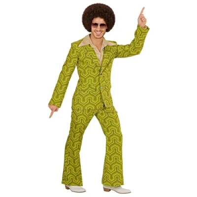 Afbeelding van Groovy jaren 70 retro kostuum voor mannen Volwassenen kostuums