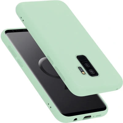 Afbeelding van Cadorabo Hoesje geschikt voor Samsung Galaxy S9 PLUS in LIQUID LICHT GROEN Beschermhoes gemaakt van flexibel TPU silicone Case Cover