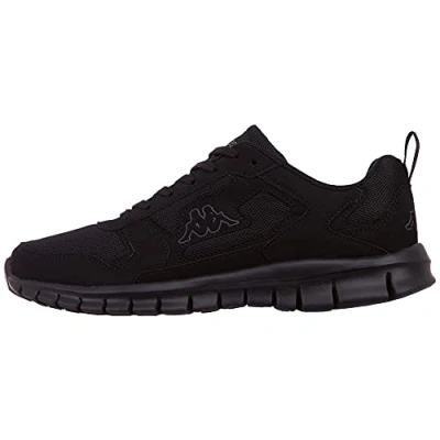 Afbeelding van Kappa heren sneaker schoenen hoog gevoerd stijlcode 243046FUR 1111 zwart