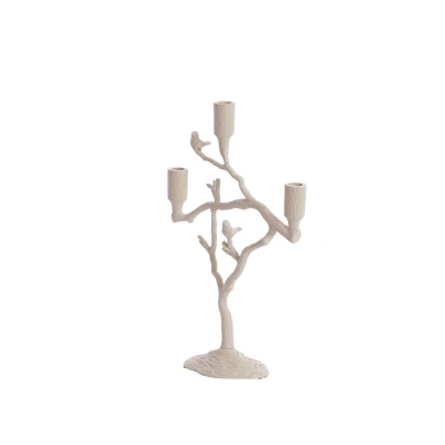 Afbeelding van Light &amp; Living Kandelaar JARDIA 26x11x42cm Wit