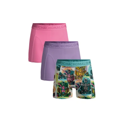 Afbeelding van Muchachomalo Heren Boxershorts 3 Pack Maat XL 95% Katoen Mannen Onderbroeken