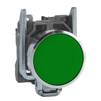 Afbeelding van Schneider Electric XB4BA31 Harmony Druktoets Bedieningsknop vlak 1 knop Groen Druk ontgrendeling stuk(s)