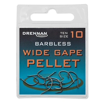 Afbeelding van Drennan Barbless Wide Gape Pellet (10 pcs) Maat : 12