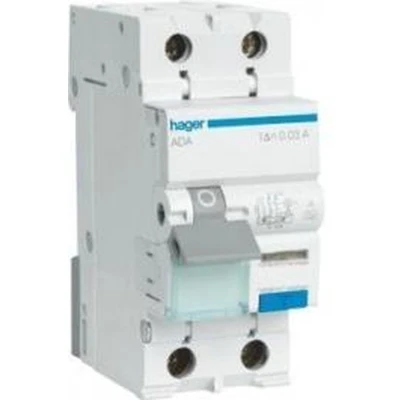 Afbeelding van HAGER 1PN 16 A C KAR 30MA ADA966G