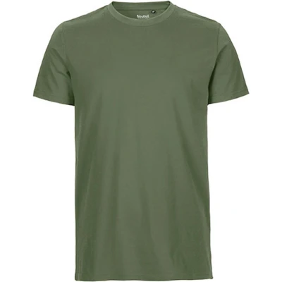 Afbeelding van Fairtrade Men&#039;s Fit T Shirt met ronde hals Sport Grey S