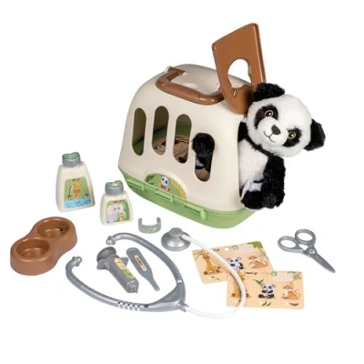 Image de Mallette vétérinaire 1 peluche Panda et de nombreux accessoires Produit 2 en : Cage transport