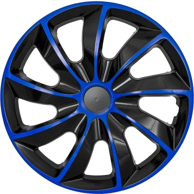 Afbeelding van 16 &quot;NRM QUAD BICOLOR BLAUW ZWART / WIELDOPPEN