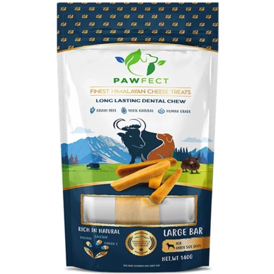 Afbeelding van Pawfect Chew Yak Kaas Bars LARGE 140 GR