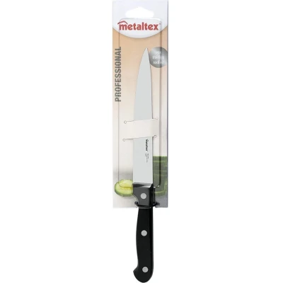 Afbeelding van Metaltex Professional Universeel Koksmes 28 Cm Zwart/Rvs