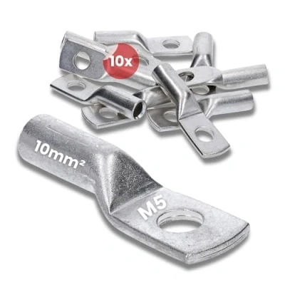 Afbeelding van 10 stuks Kalitec DR10 5 perskabelschoen mm² M5 I connector volgens DIN 46235 Made in Germany