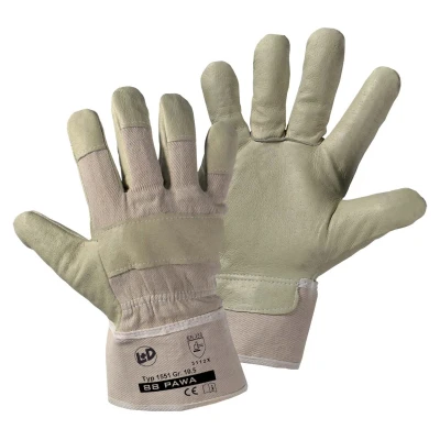 Afbeelding van L+D worky 88 PAWA 1551 Varkens nerfleer Werkhandschoen Maat (handschoen): 10.5, XL Cat II 1 paar