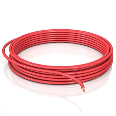 Afbeelding van DCSk 25 mm² 5 m elektrische kabel, een polig, voor gebruik in de auto voertuig, auto, motorfiets type FLRY B asymmetrisch kleur rood kabellengte