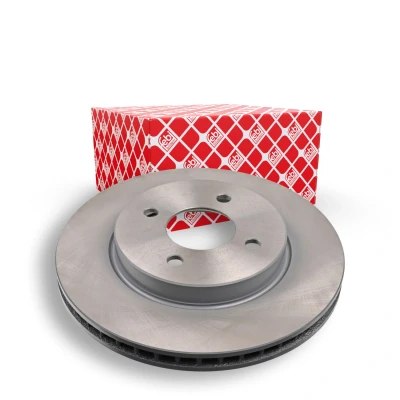 Afbeelding van FEBI BILSTEIN 170745 Remschijf Vooras 260 22 4 100 interne ventilatie Gecoat NISSAN: Cube