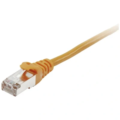 Afbeelding van Equip 605574 RJ45 Netwerkkabel, patchkabel CAT 6 S/FTP 5.00 m Oranje Vergulde steekcontacten 1 stuk(s)