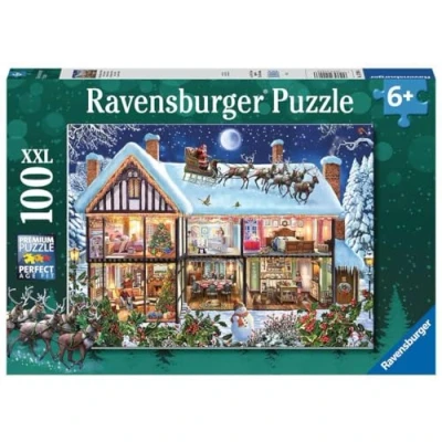 Afbeelding van Ravensburger puzzel Kerstmis Thuis Legpuzzel 100XXL stukjes