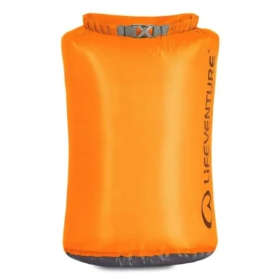 Image de Lifeventure sac étanche ultraléger de 15 litres, tissu indéchirable siliconé avec coutures entièrement soudées, léger pour kayak, camping, randonnée, voyage, bateau, sports nautiques,