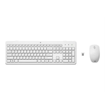 Afbeelding van Toetsenbord HP C2710 QWERTY Spaans Zwart Wit