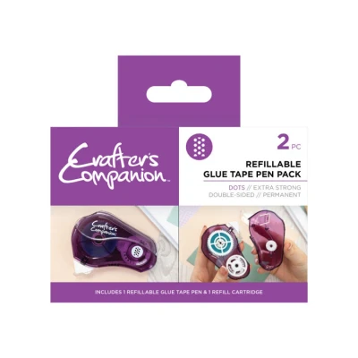 Afbeelding van Crafter&#039;s Companion Glue Tape Pen &amp; Refill Dots 2st.