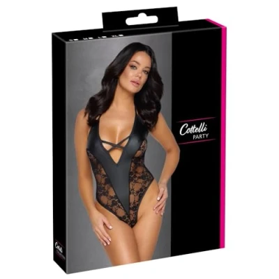 Afbeelding van Cottelli Sexy Kanten Body Zwart
