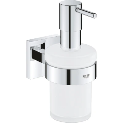 Afbeelding van GROHE QuickFix Start Cube zeepdispenser met houder