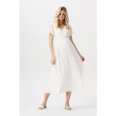 Afbeelding van Zwangerschapsjurk Amelie Cream L