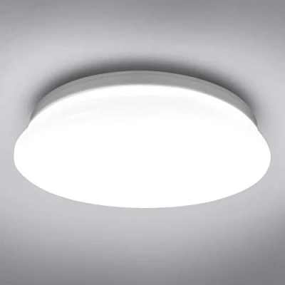 Afbeelding van Lepro Led plafondlamp 12 W voor badkamer, 950 lumen, Ø 26 cm, 5000 K, hal, keuken, woonkamer, slaapkamer, balkon, rond, koud wit, IP20