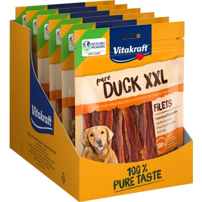 Afbeelding van Vitakraft Pure Duck XXL eendenvleesstrips 6x 250 gram