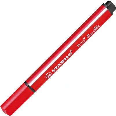 Afbeelding van STABILO Trio Scribbi Viltstift Rood