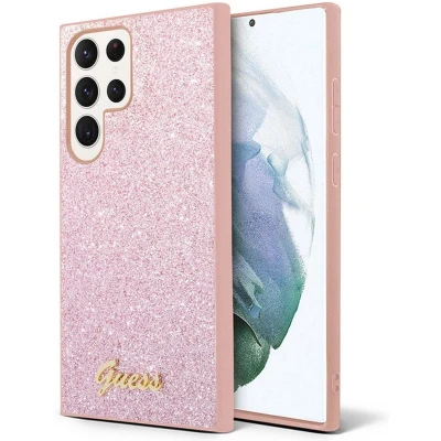 Afbeelding van Guess Glitter Back Case Samsung Galaxy S24 Ultra (S926) Roze