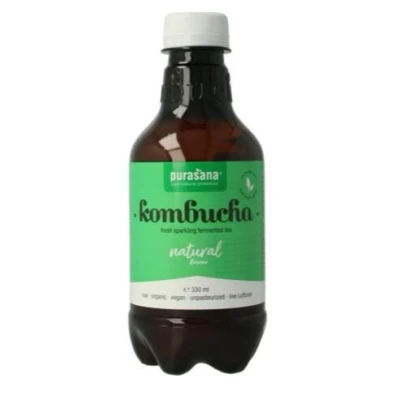 Afbeelding van Purasana Kombucha Tea Naturel 330ML