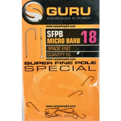 Afbeelding van Guru SFPB Micro Barb Spade End (10 pcs) Maat : haak 18