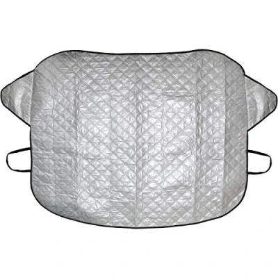 Afbeelding van CampTeck U6911 universele afdekking voor voorruit, vorstbescherming, 145 x 119 cm, zilverkleurig