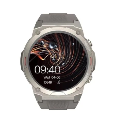 Afbeelding van HiFuture FutureGo MIX2 Smartwatch Horloge Heren &amp; Dames HD AMOLED Touchscreen Bluetooth 5.3 Hartslagmeter Stappenteller Slaapmonitor Waterdicht Compatibel met Apple iOS en Android apparaten Kleur: Solace Grijs