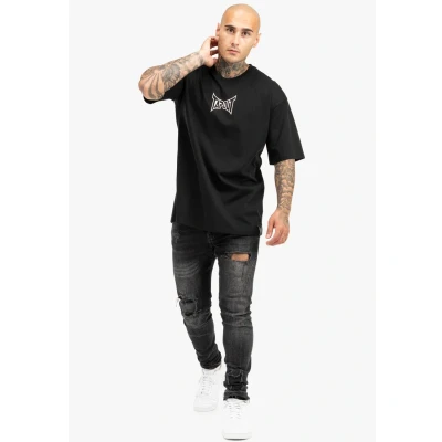 Afbeelding van Tapout Elsinor Tshirt print, Heren, Maat: Large, Black multicolour