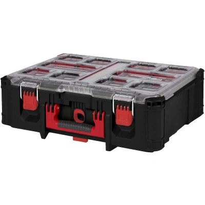 Afbeelding van MILWAUKEE Packout 4932478625 Gereedschapkoffer Rood / Zwart