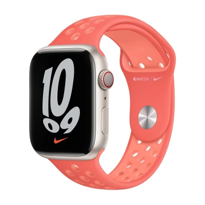 Afbeelding van Apple origineel Nike Sport Band Watch 38mm / 40mm 41mm Magic Ember Crimson Bliss ML853AM/A