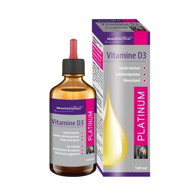 Afbeelding van MannaVital Vitamine D3 Platinum Druppels 100ml