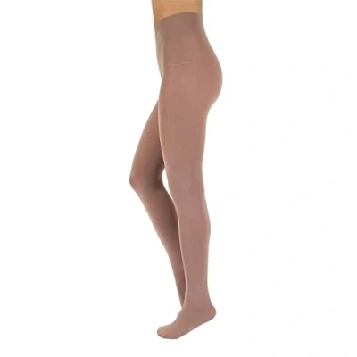 Afbeelding van CALZITALY Dikke panty van kasjmier, ondoorzichtig, voor de winter, S, M, L, XL, XXL, 3XL, 4XL, 150 DEN, Made in Italy, Antieke roze