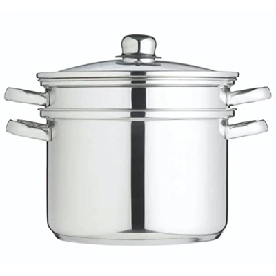 Afbeelding van KitchenCraft 7,5 L Clearview Roestvrijstalen Multi Cooker