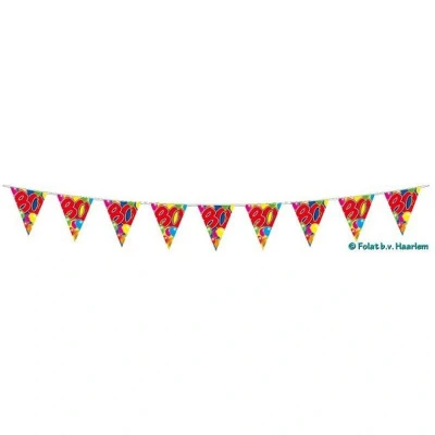 Image de Ligne de drapeau 80 ans à double face