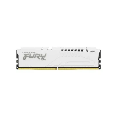 Image de Kingston FURY Beast DDR5 kit 32 Go: 2 x 16 Go DIMM 288 broches 6400 MHz / PC5 51200 CL32 1.4 V mémoire sans tampon on die ECC blanc