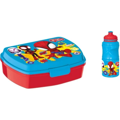 Afbeelding van Spidey &amp; Friends rechthoekige lunchbox voor kinderen