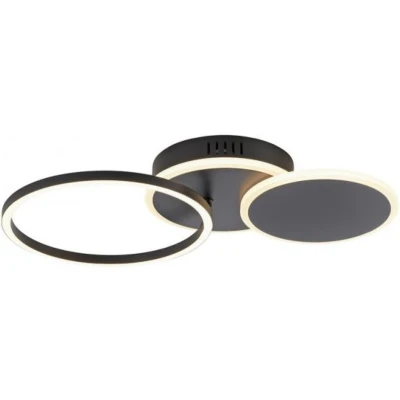 Afbeelding van Just Light 14116 18 SEVENT LED plafondlamp 25.5 W Zwart