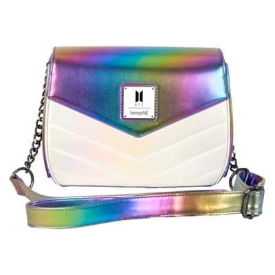 Afbeelding van BTS Loungefly Bighit Schoudertas meerkleurig Polyurethaan Band merch, Bands,