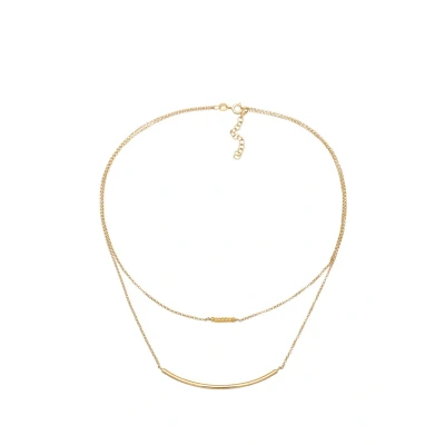 Afbeelding van Elli Layer Perlen CUFF Basic VER Ketting, Dames, Maat: 36, Gold