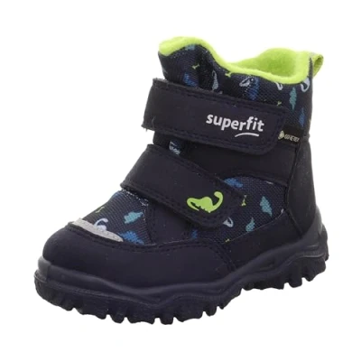 Afbeelding van Superfit HUSKY1 Snowboots voor kinderen, Maat: 21, Blau/hellgrün Imitatieleer/ textiel
